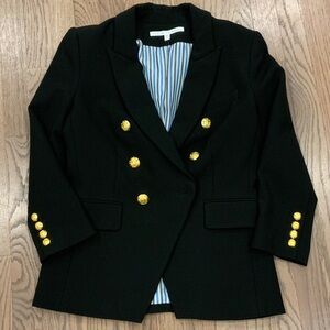 Veronica Beard Black double-breasted blazer